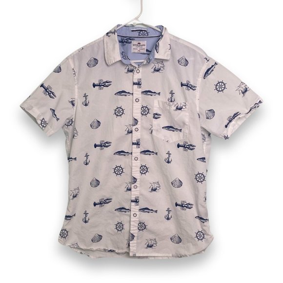 Ditch Plains Shirts Mens Ditch Plains Beachy Nautical Button Down